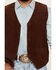 Image #3 - Cody James Men's Bandera Solid Corduroy Vest, Brown, hi-res