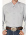 RANK 45® Men's Roughie Performance Long Sleeve Western Button-Down Shirt , Grey, hi-res
