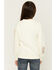 Image #4 - Shyanne Girls' Western Novelty Printed Sweatshirt, Cream, hi-res