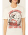 Country Deep Women's I Was Country When It Wasn't Cool Graphic Distressed Tee , Ivory, hi-res