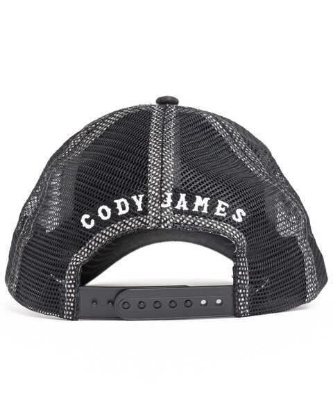 Image #5 - Cody James Men's Black On Black Flag Mesh Ball Cap , Black, hi-res