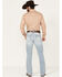 Image #3 - RANK 45® Men's Ride To Glory Wash Ambush Slim Straight Stretch Denim Jeans, Light Wash, hi-res