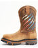 Cody James Men's 11" Decimator Western Work Boots - Nano Composite Toe, Brown, hi-res