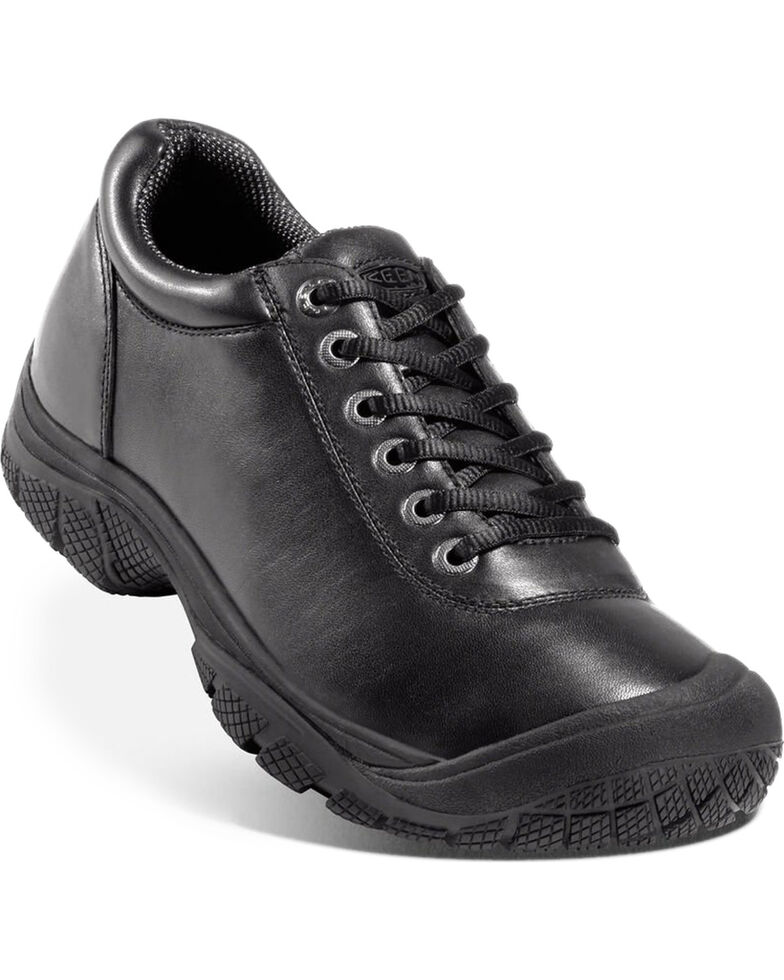 Keen Men S Black Ptc Waterproof Work Oxford Shoes Boot Barn