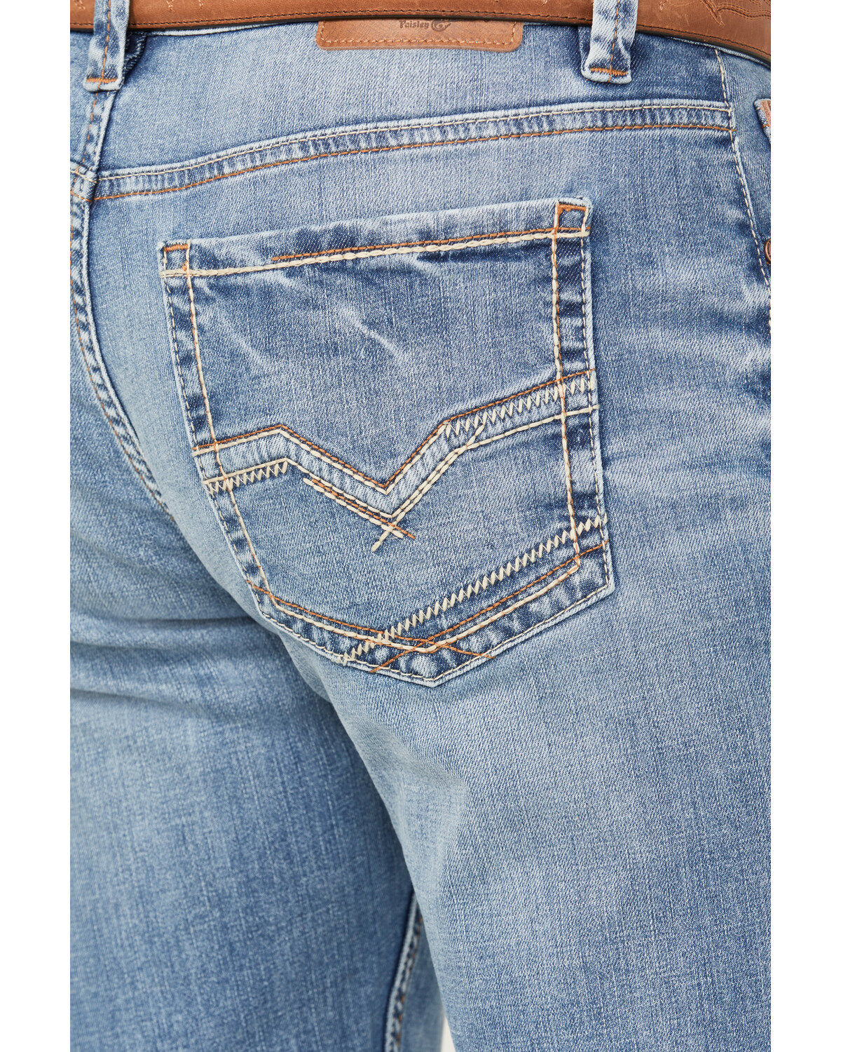 Moonshine Spirit Men's Legend Light Wash Slim Straight