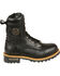 Milwaukee Leather Men's Lace To Toe Logger Boots - Round Toe, Black, hi-res