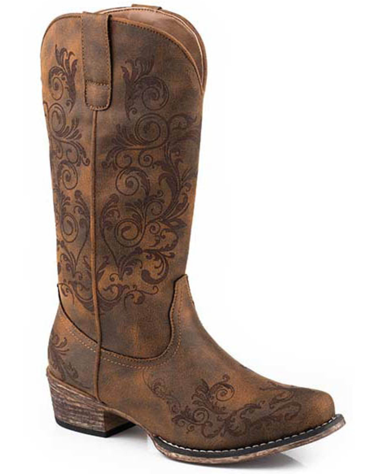 Roper Women s Tall Stuff Western Boots Snip Toe Boot Barn