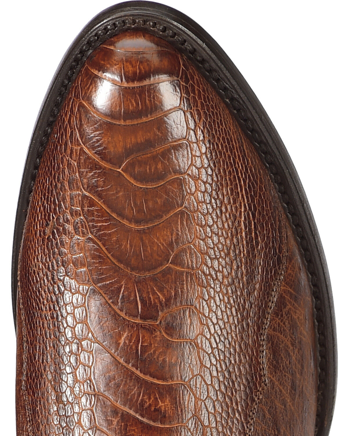 Image #6 - Dan Post Men's Brass Ostrich Leg Cowboy Boots - Medium Toe , , hi-res