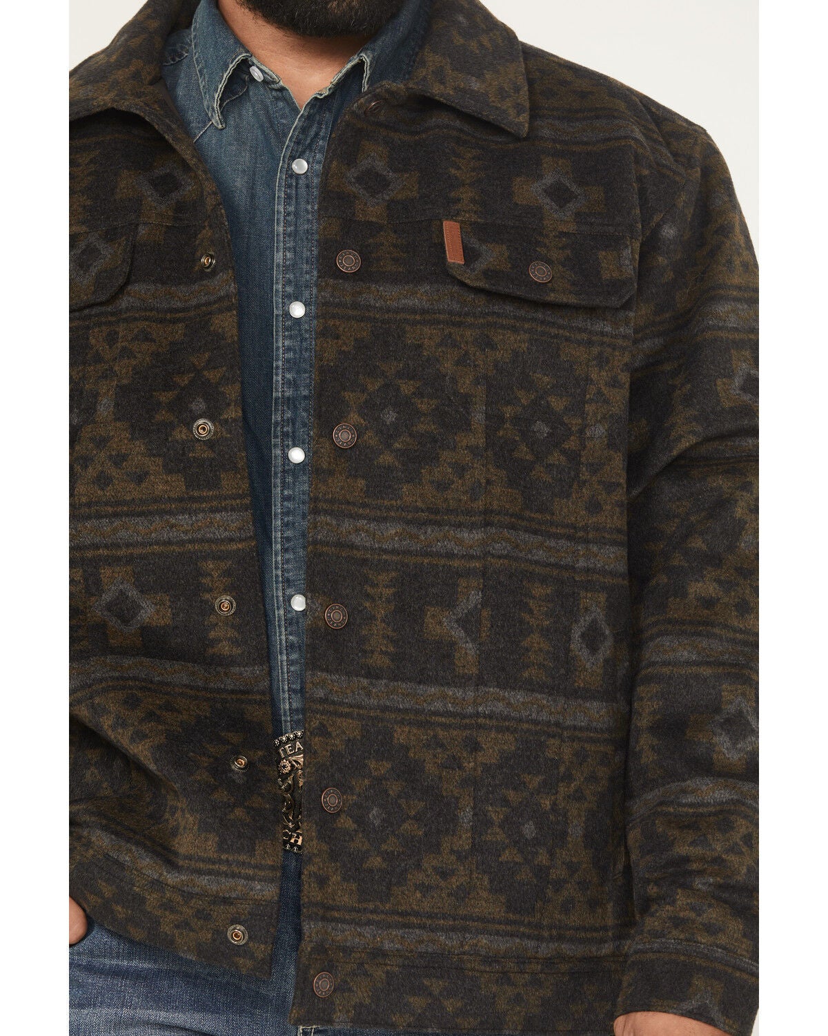 Cinch Men's Southwestern Print Trucker Snap Jacket | Boot Barn