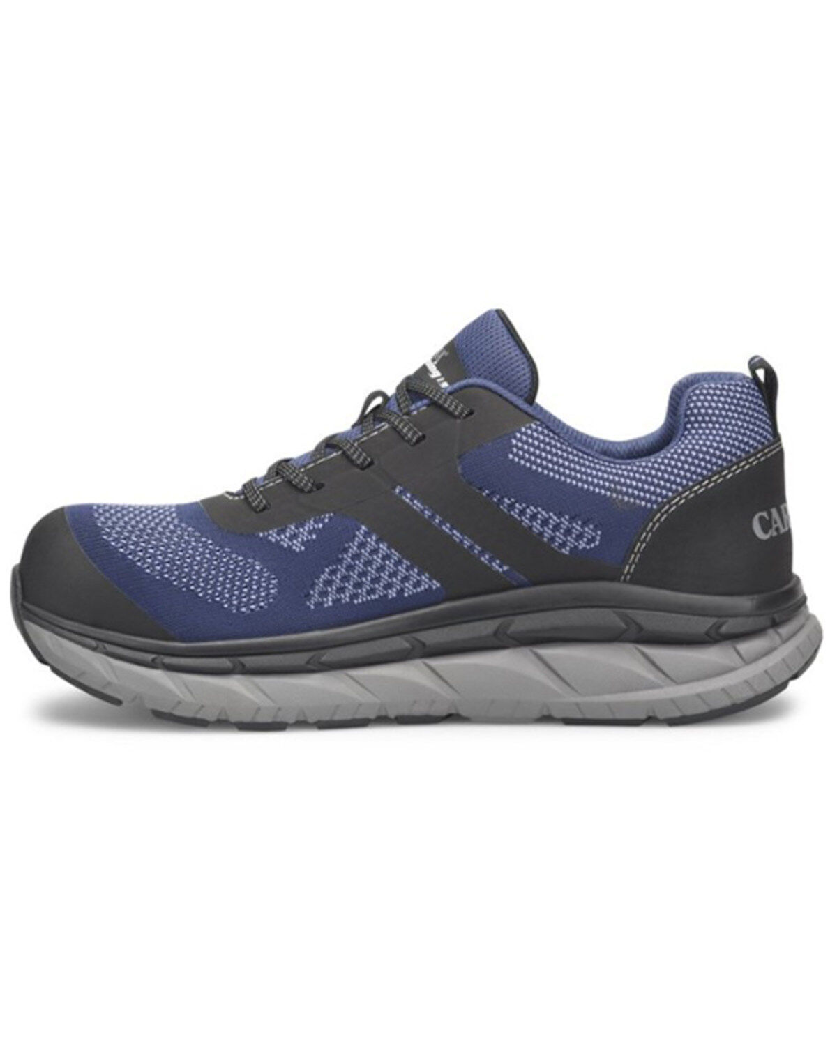 Image #2 - Carolina Men's Align Voltrex Lace-Up Athletic Work Sneaker - Composite Toe, Navy, hi-res