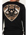 Image #4 - Ariat Men's Boot Barn Exclusive Logo Shield Long Sleeve Graphic T-Shirt, Black, hi-res
