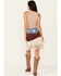 Image #3 - Vocal Women's Star Fringe Skirt, Navy, hi-res