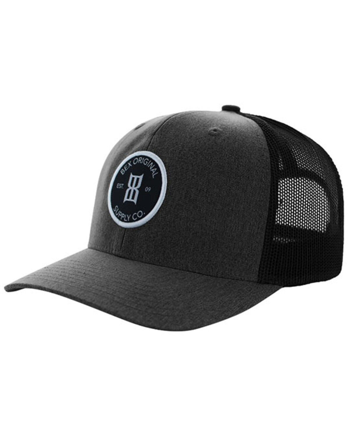 Image #1 - Bex Men's Bosc Circle Logo Patch Ball Cap, Black, hi-res