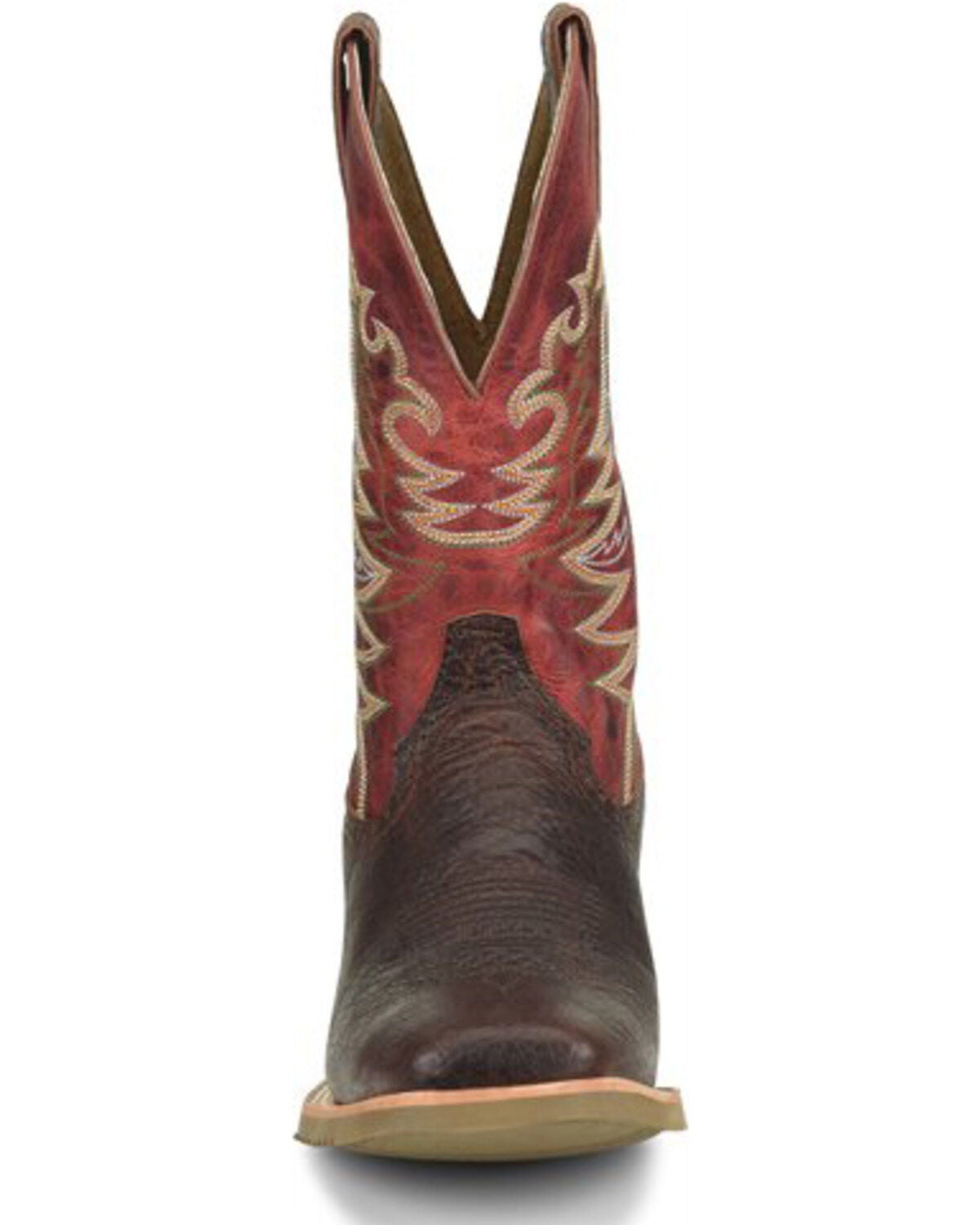 double h lace up work boots