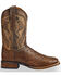 Dan Post Men's Alamosa Exotic Ostrich Cowboy Certified Boots, Chocolate, hi-res