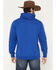 Image #4 - Ariat Men's Logo Hooded Sweatshirt, Royal Blue, hi-res