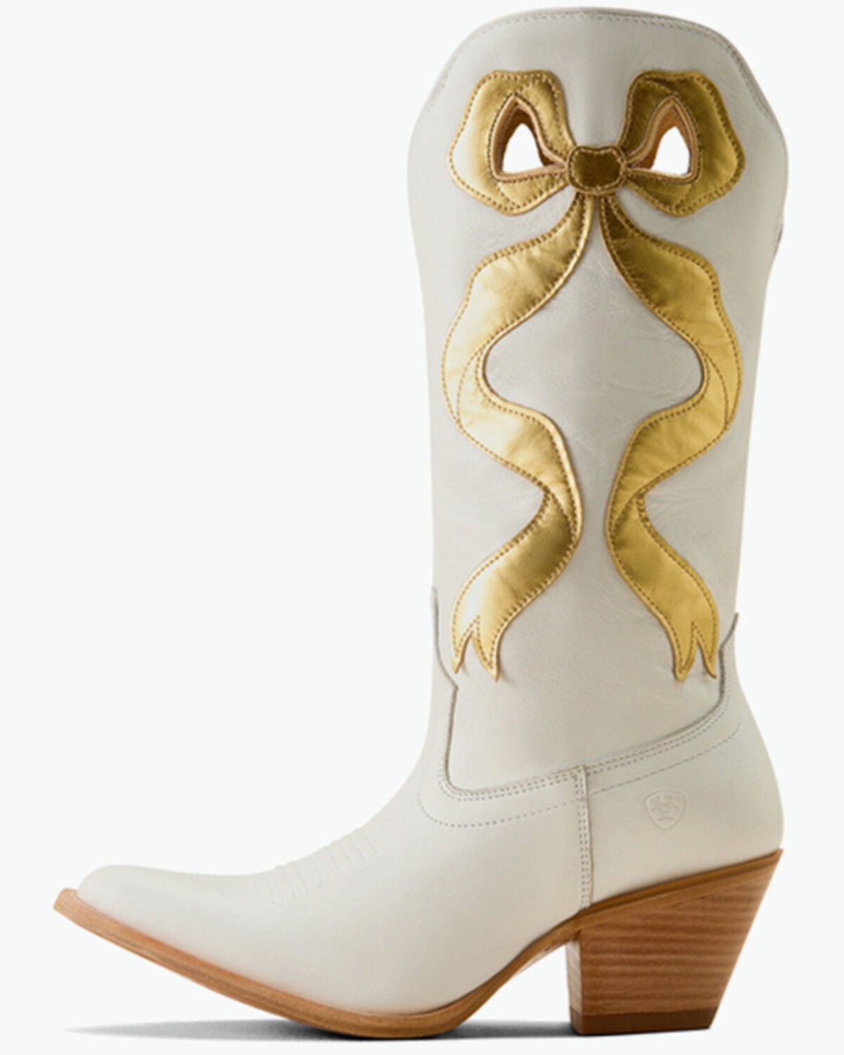 Image #2 - Ariat Women's Beaux Western Boots - Round Toe, White, hi-res
