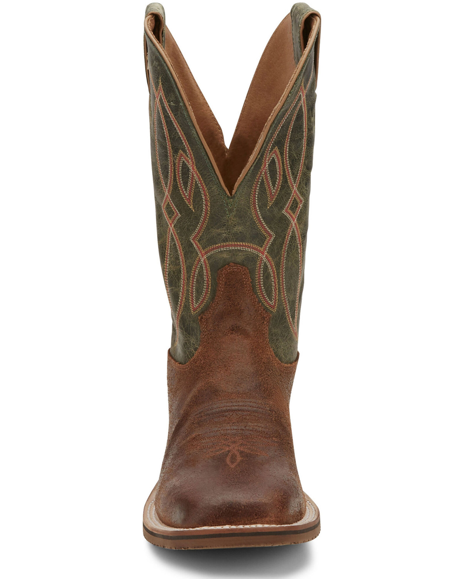 Tony Lama Men s Landgrab Brown Western Boots Broad Square Toe Boot Barn