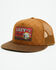 Image #1 - Lazy J Ranch Wear Men's Hard Day Ball Cap, Brown, hi-res