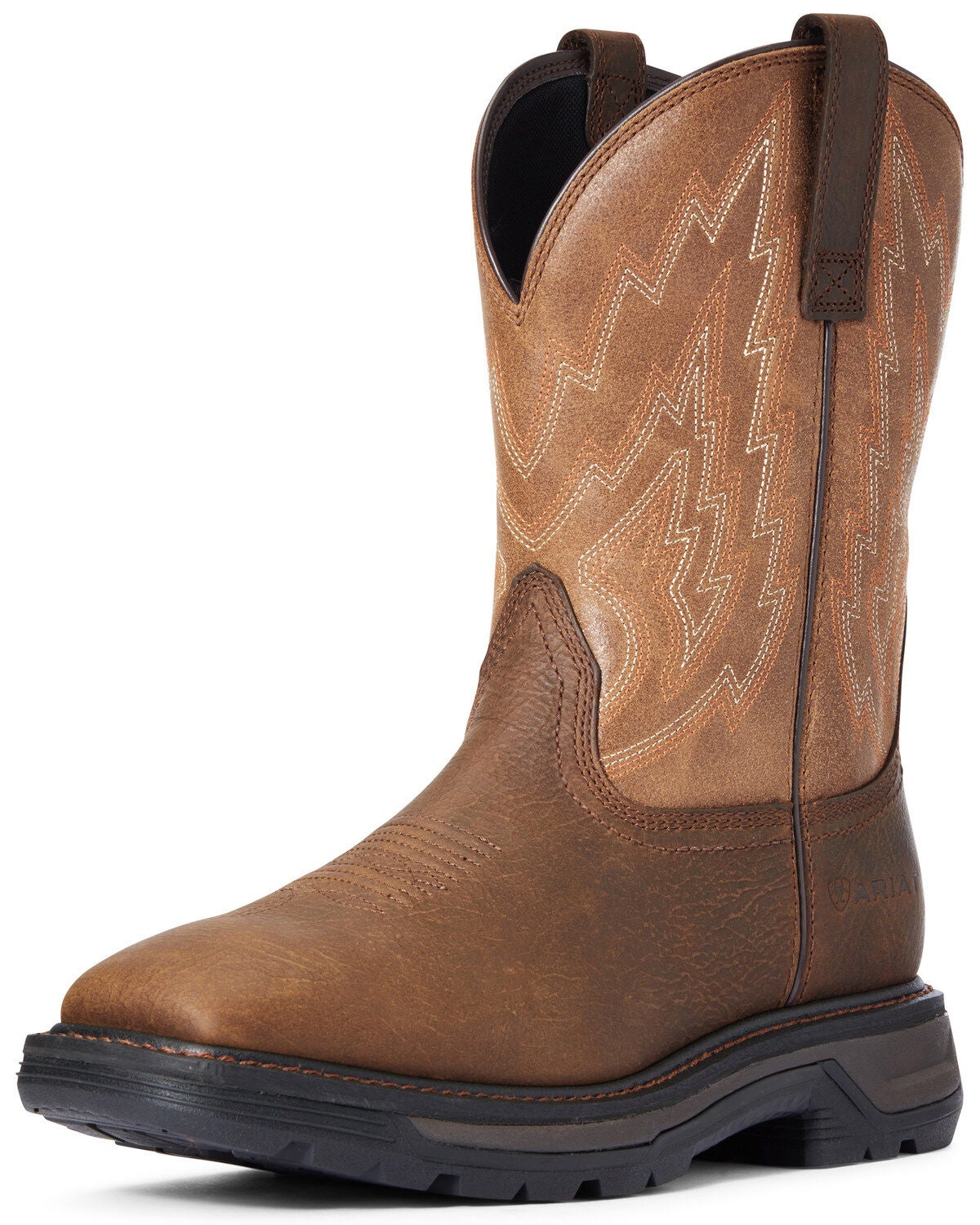 Ariat Men's Big Rig Western Boots - Square Toe, Brown, hi-res