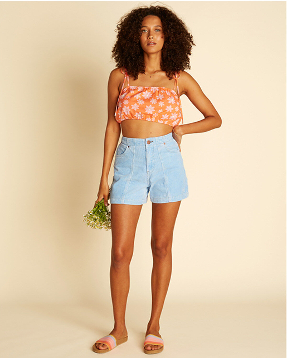 Image #2 - Billabong x Wrangler Women's High Rise According To Corduroy Shorts, , hi-res
