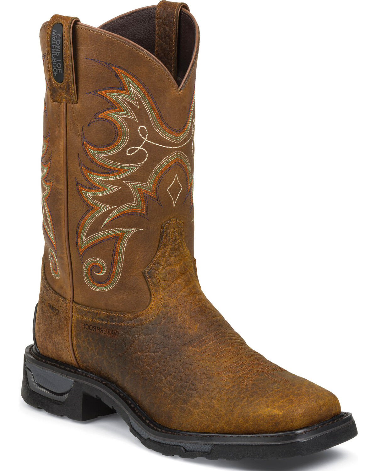Image #1 - Tony Lama Men's TLX WP Comp Toe Western Work Boots, , hi-res