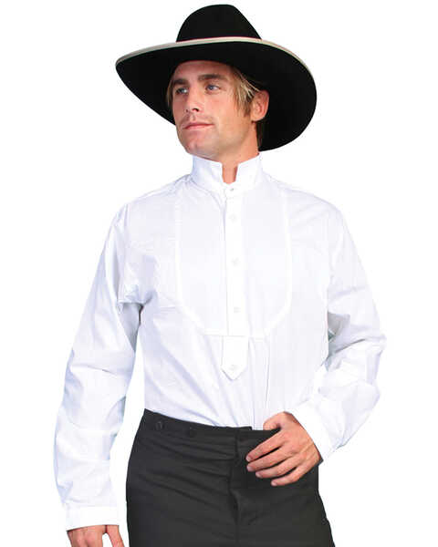 Rangewear by Scully Men's Victorian Shirt, White, hi-res