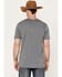 Image #4 - Cody James Men's Revolver Flag Short Sleeve Graphic T-Shirt, Heather Grey, hi-res