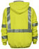 Image #2 - National Safety Apparel Men's FR Vizable Hi-Vis Waffle Weave Zip Front Work Sweatshirt- Tall, Bright Yellow, hi-res