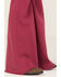 Rock & Roll Denim Girls' Bargain Bells Flare Jeans, Burgundy, hi-res