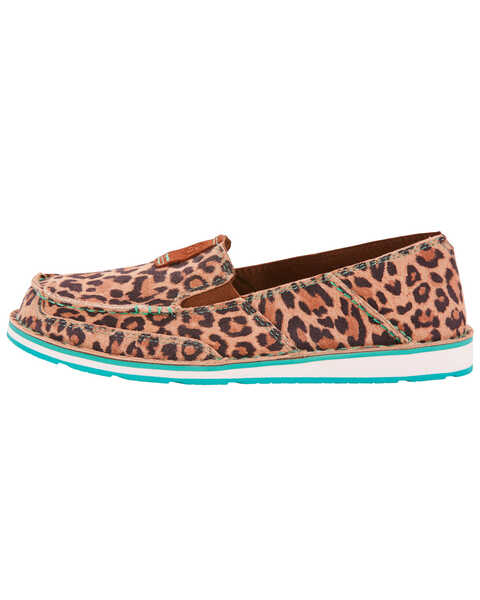 Image #2 - Ariat Women's Cheetah Print Cruiser Slip-On Shoes - Moc Toe, , hi-res