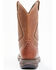 Brothers & Sons Men's Lite Western Performance Boots - Broad Square Toe, Brown, hi-res