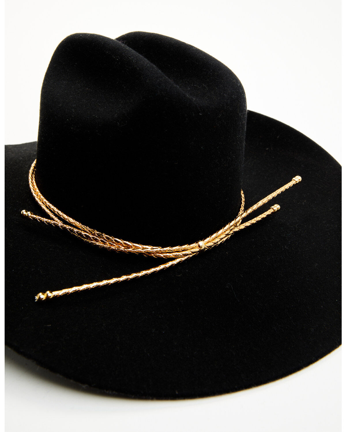 Image #2 - Austin Accent Corded Hat Band, Gold, hi-res