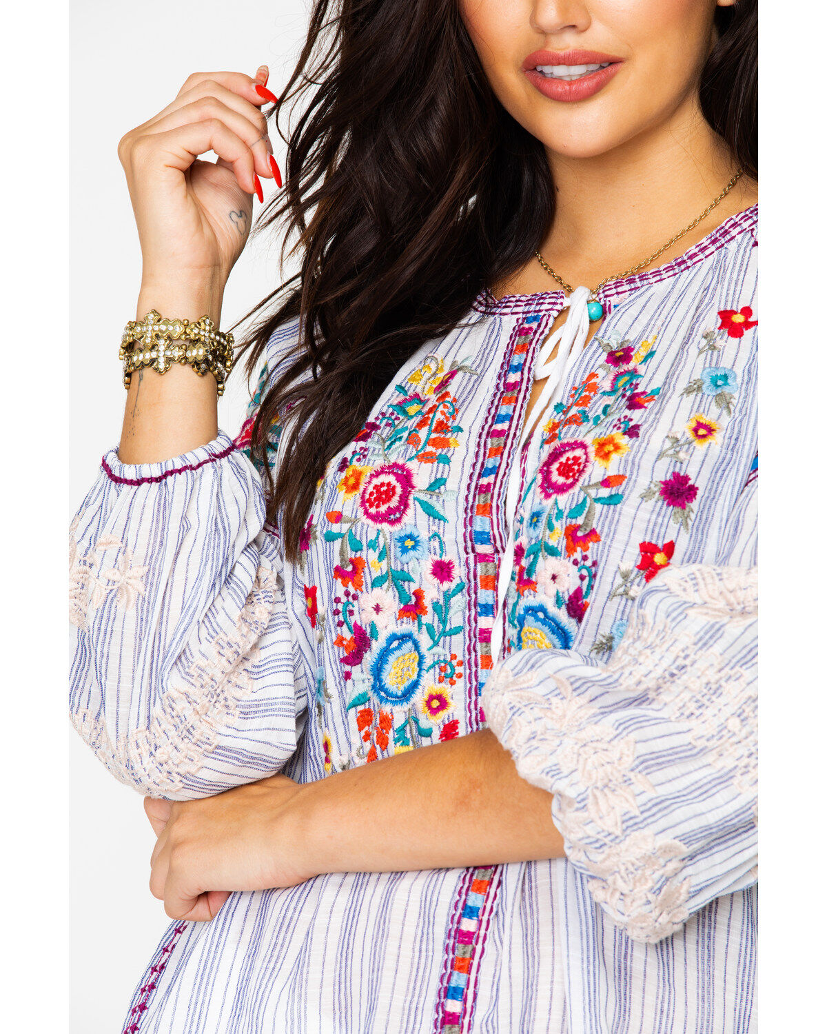 johnny was aaliah peasant blouse
