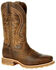 Image #1 - Durango Men's Maverick Pro Western Work Boots - Steel Toe, Tan, hi-res