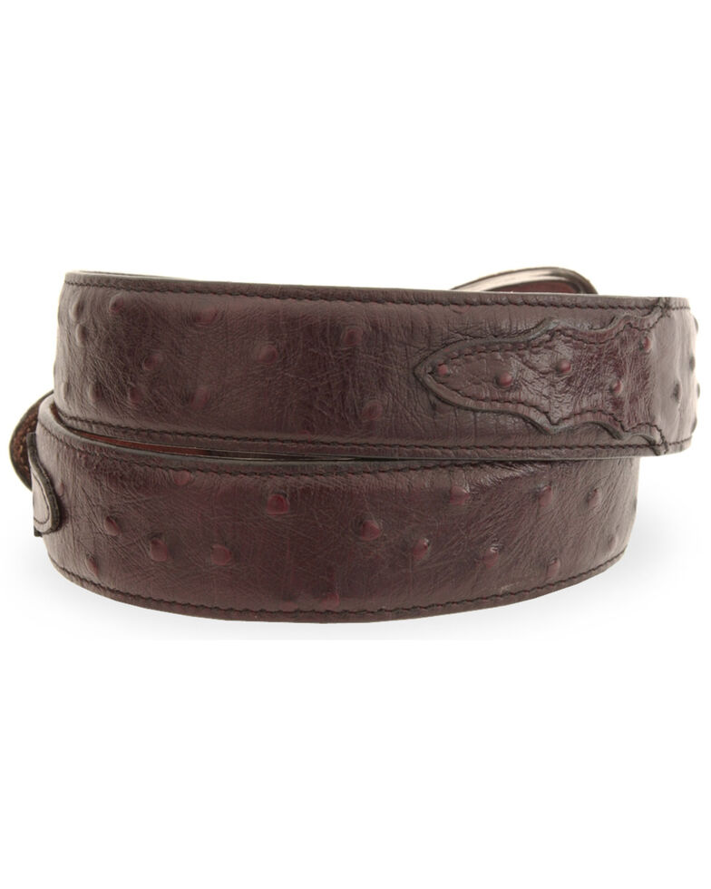 tony lama men's ostrich belts