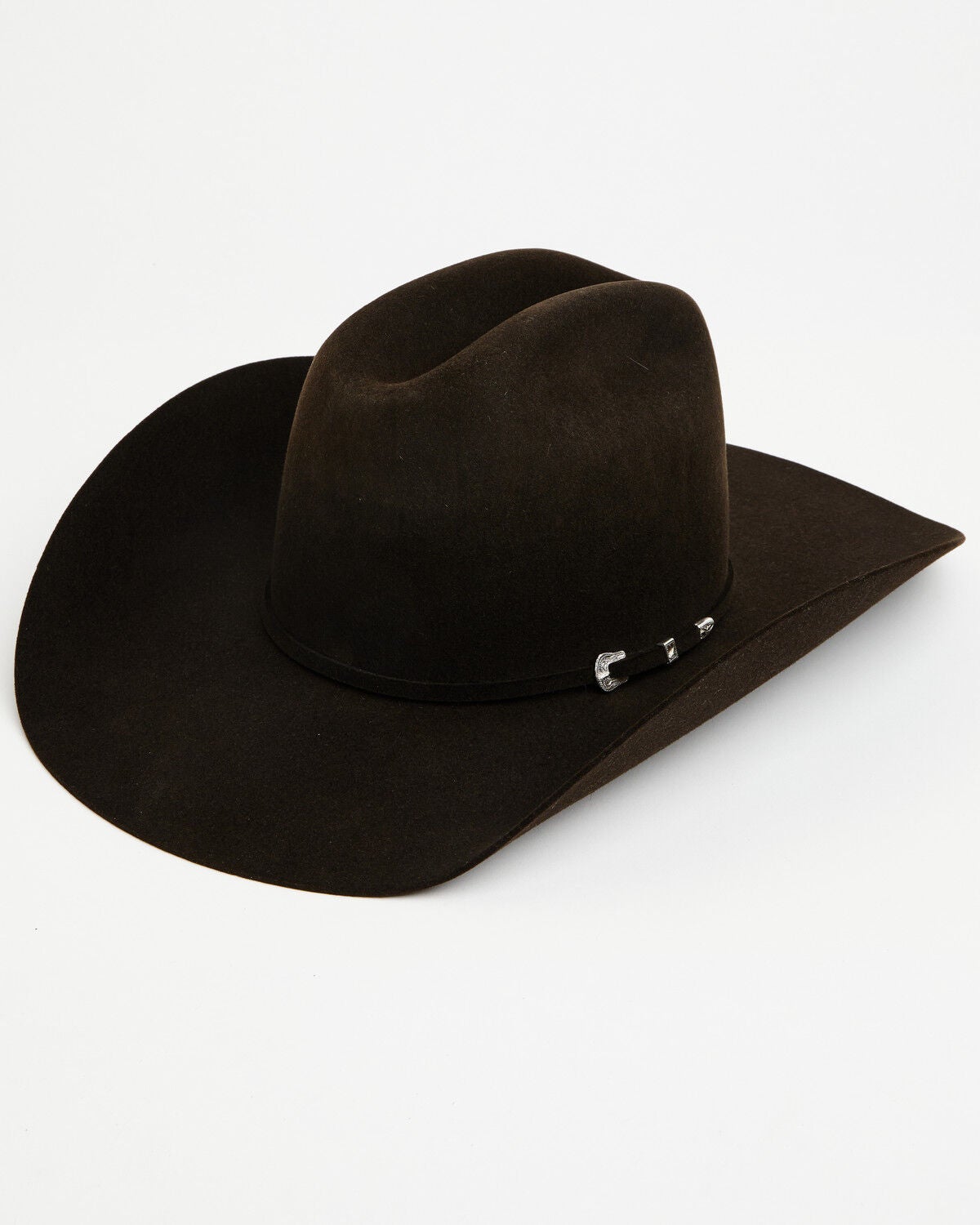 Image #1 - Serratelli Beaumont 6X Fur Felt Cowboy Hat, Dark Brown, hi-res