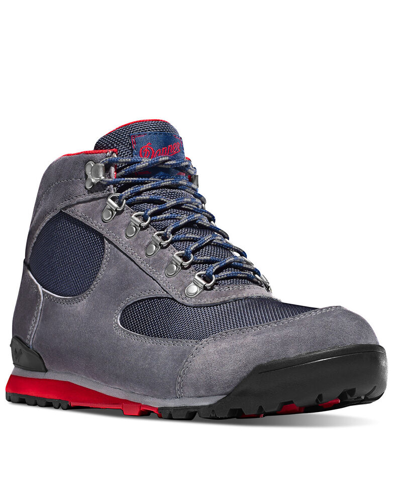 gray hiking boots