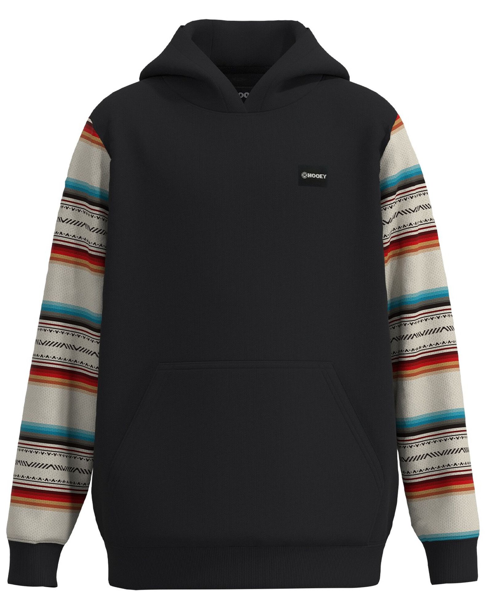 Product Name Hooey Boys Legendary Serape Striped Print Hooded Sweatshirt