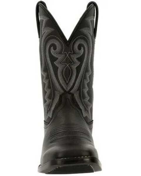 Image #4 - Durango Men's Westward Onyx Western Boots - Broad Square Toe, Black, hi-res