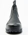 RANK 45 Men's 6.5" Rubber Ankle Boots - Round Toe, Black, hi-res
