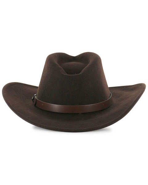 Image #3 - Cody James® Men's Santa Ana Wool Hat, Brown, hi-res
