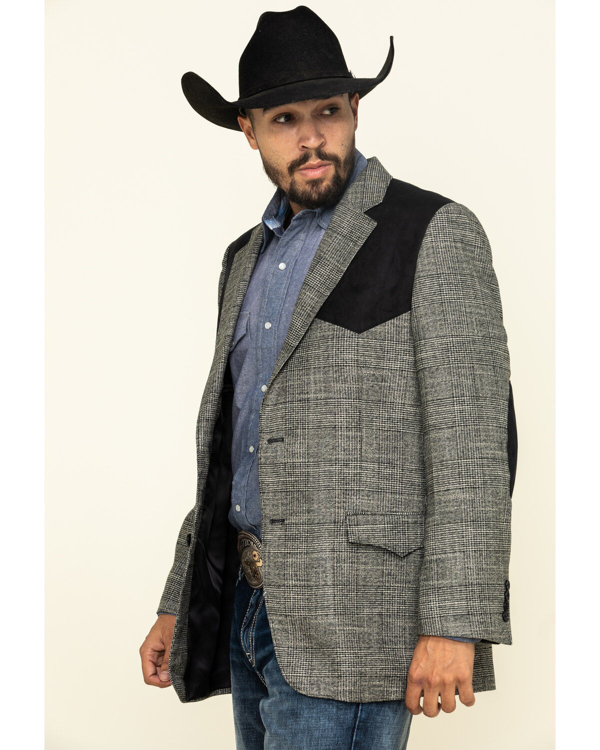 Grey western sport coat clearance