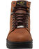AdTec Men's 6" Leather Hiker Work Boots - Steel Toe , Brown, hi-res
