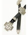 Image #3 - Shyanne Women's Esme Cross Concho Belt, Black, hi-res