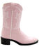 Image #2 - Durango Little Girls' Pink Western Boots - Round Toe, , hi-res