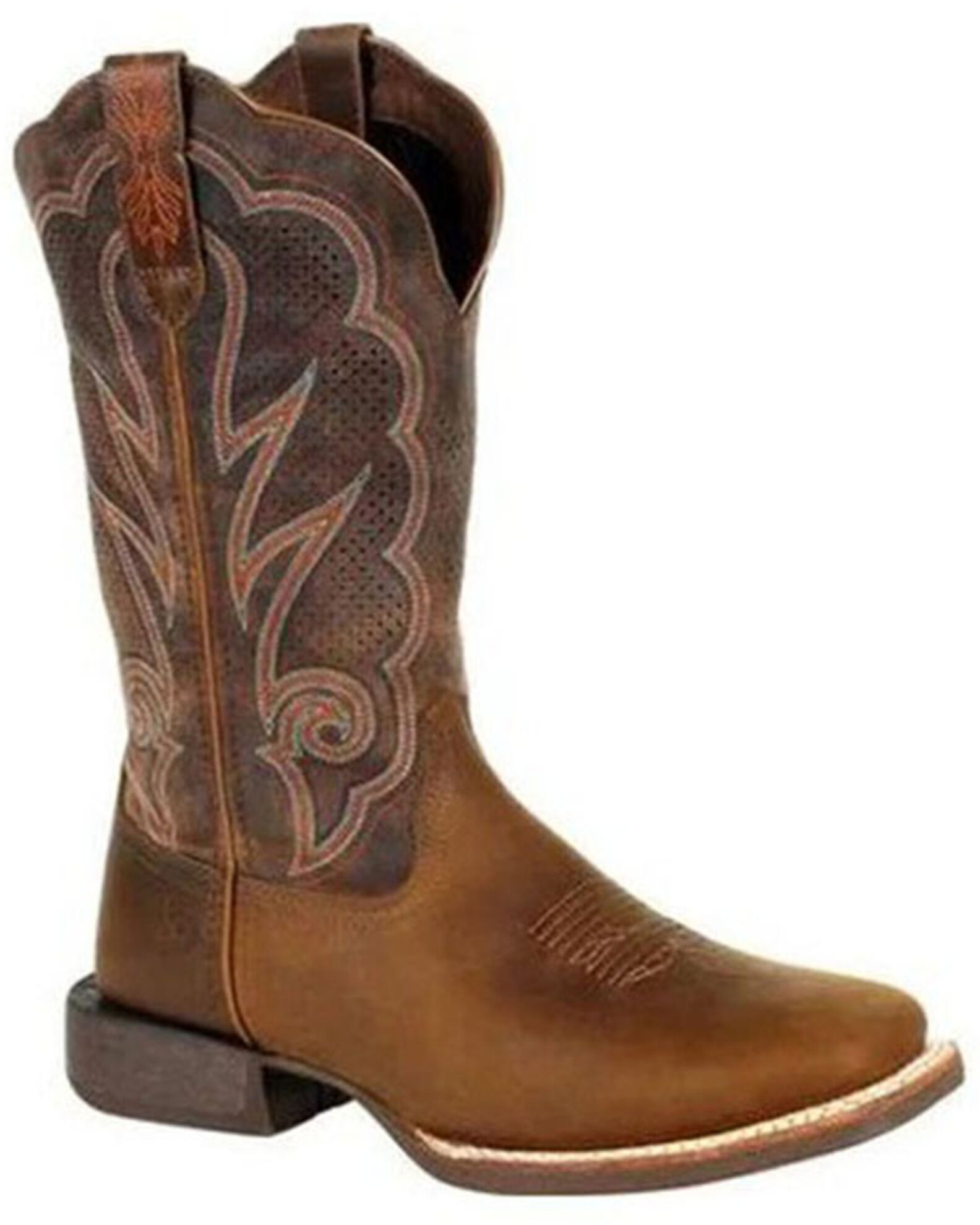 Durango Women's Lady Rebel Pro Cognac Ventilated Western Performance Boots - Toe Boot