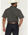 Image #4 - Cody James Men's Shiloh Micro Floral Print Short Sleeve Button-Down Stretch Western Shirt - Tall, Black, hi-res