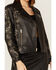 Image #4 - Boot Barn X Understated Leather Rhinestone Leather Moto Jacket, Black, hi-res