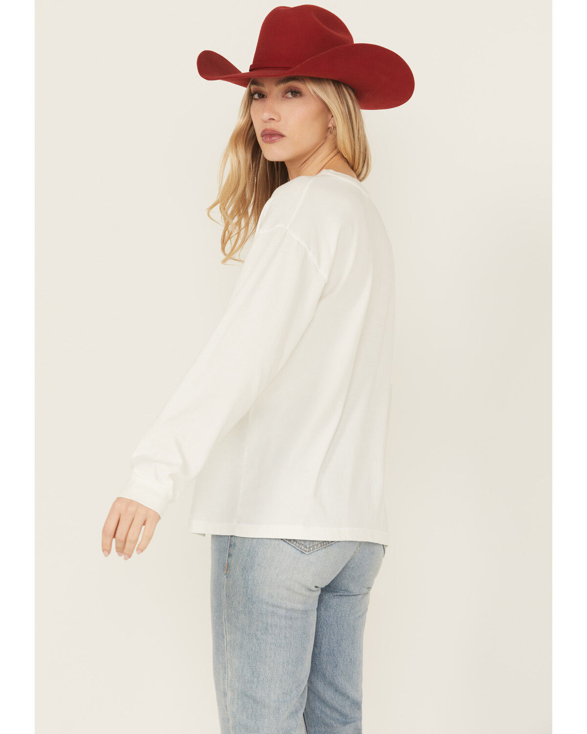 Image #4 - Day Dreamer Women's Morgan Wallen Long Live Cowgirls Long Sleeve Graphic Tee, White, hi-res